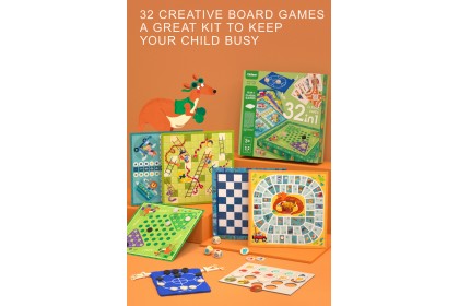 Mideer 32 In 1 Classic Board Games