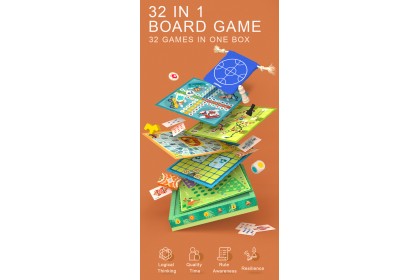 Mideer 32 In 1 Classic Board Games
