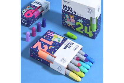 Mideer Silky crayon-12colors