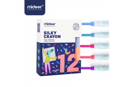 Mideer Silky crayon-12colors