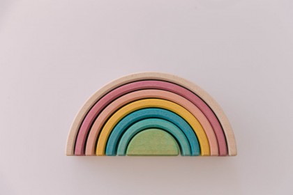 Avdar Pastel Rainbow Stacker Avdar Pastel Rainbow Stacker