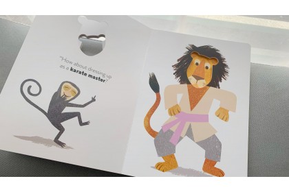 Mr. Lion Dresses Up!