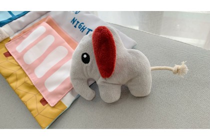 Aope Baby Cloth Book- Elephant