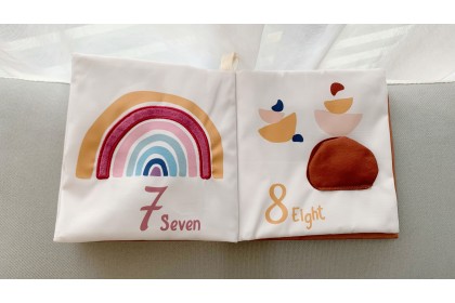 Aope Baby Cloth Book- Number