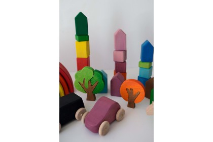 Avdar Small Wooden Jeep/Car