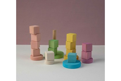 Avdar Pastel Cube Blocks