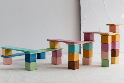 Avdar Pastel Cube Blocks